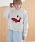 【WEB限定】Moomin フロッキープリント裏毛プルオーバー