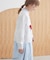 【WEB限定】Moomin フロッキープリント裏毛プルオーバー