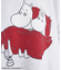 【WEB限定】Moomin フロッキープリント裏毛プルオーバー