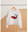 【WEB限定】Moomin フロッキープリント裏毛プルオーバー