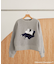 【WEB限定】Moomin フロッキープリント裏毛プルオーバー