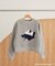 【WEB限定】Moomin フロッキープリント裏毛プルオーバー