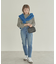 【WEB限定・小柄女性向け】テーパードデニム