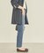 【WEB限定・小柄女性向け】テーパードデニム