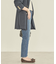 【WEB限定・小柄女性向け】テーパードデニム