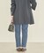 【WEB限定・小柄女性向け】テーパードデニム