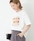 ロゴ＆フォトプリントTシャツ