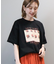 ロゴ＆フォトプリントTシャツ