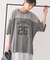 ピグメント加工フットボールTシャツ