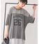 ピグメント加工フットボールTシャツ