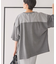 ピグメント加工フットボールTシャツ