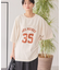 ピグメント加工フットボールTシャツ