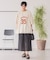 ピグメント加工フットボールTシャツ