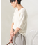 透かし編み半袖ニットプルオーバー