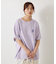 【WEB限定】ピグメント5分袖ロゴプルオーバー