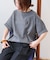 【WEB限定】ピグメント5分袖ロゴプルオーバー