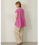 ペプラムノースリーブブラウス【WEB限定カラー有り】
