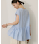ペプラムノースリーブブラウス【WEB限定カラー有り】