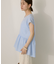 ペプラムノースリーブブラウス【WEB限定カラー有り】