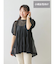 【WEB限定・小柄女性向け】ボリュームスリーブティアードニットチュニック
