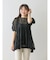 【WEB限定・小柄女性向け】ボリュームスリーブティアードニットチュニック