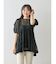 【WEB限定・小柄女性向け】ボリュームスリーブティアードニットチュニック