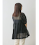 【WEB限定・小柄女性向け】ボリュームスリーブティアードニットチュニック