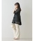 【WEB限定・小柄女性向け】ボリュームスリーブティアードニットチュニック