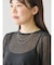 【WEB限定・小柄女性向け】ボリュームスリーブティアードニットチュニック