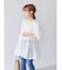 【WEB限定・小柄女性向け】ボリュームスリーブティアードニットチュニック