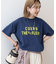 デザインカレッジロゴプリントTシャツ