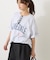 総柄ロゴTシャツ