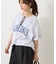 総柄ロゴTシャツ