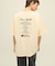 ワントーンロゴプリントTシャツ