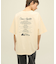 ワントーンロゴプリントTシャツ