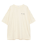 ワントーンロゴプリントTシャツ
