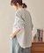 SET イージーケアロングシャツ+ポンチベスト/チュニック