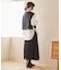 SET イージーケアロングシャツ+ポンチベスト/チュニック