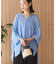 接触冷感Vネックシアー半袖BIGシャツ