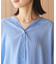 接触冷感Vネックシアー半袖BIGシャツ