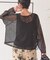 メッシュ長袖Tシャツ