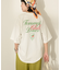 バックロゴプリントTシャツ