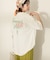 バックロゴプリントTシャツ