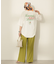 バックロゴプリントTシャツ