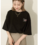 バックロゴプリントTシャツ