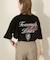 バックロゴプリントTシャツ