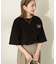 バックロゴプリントTシャツ