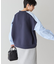 異素材コクーンポンチプルオーバー