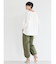 異素材バックタックドッキングプルオーバー