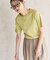 きれいめコットンベーシックTシャツ(5分袖)